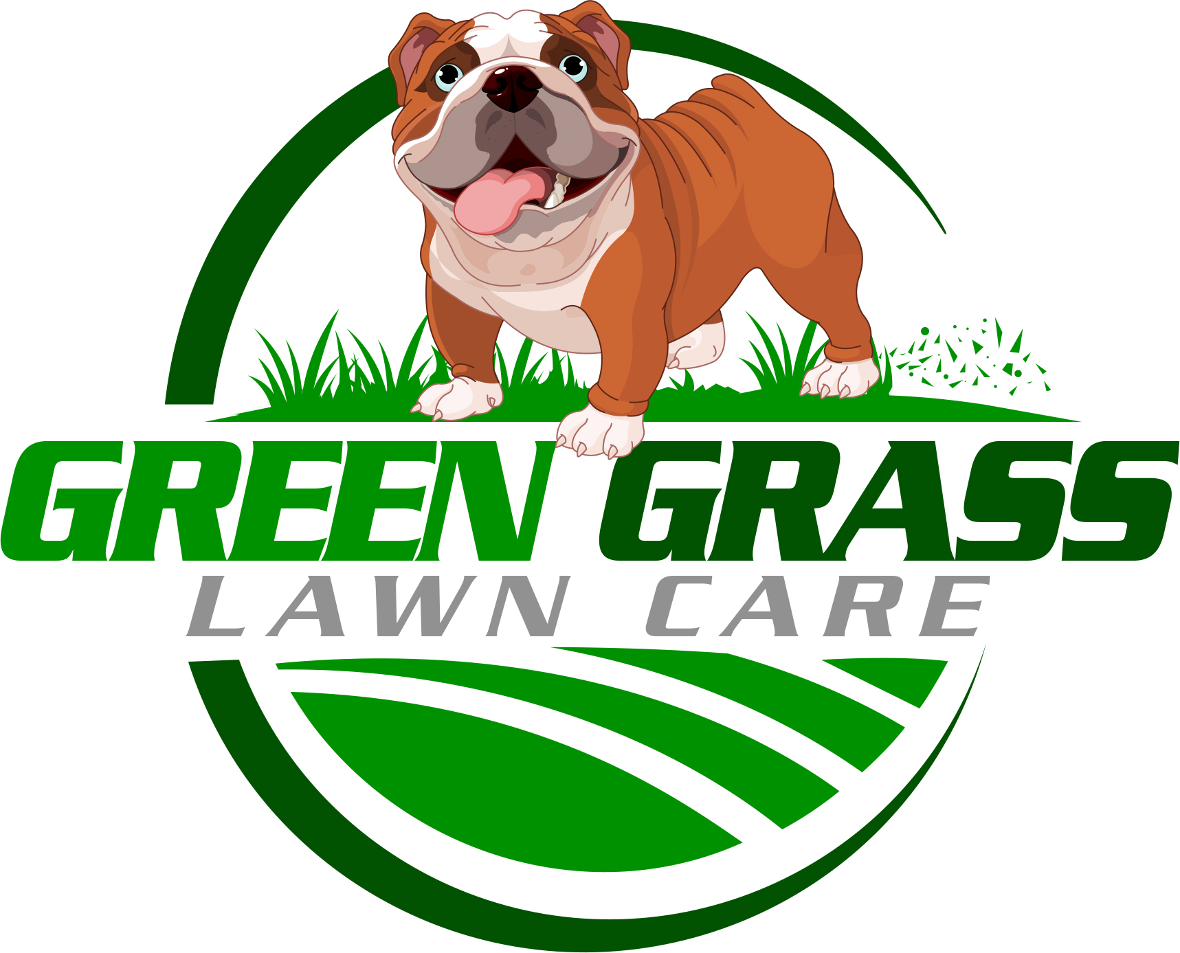 Green Grass Lawn Care logo